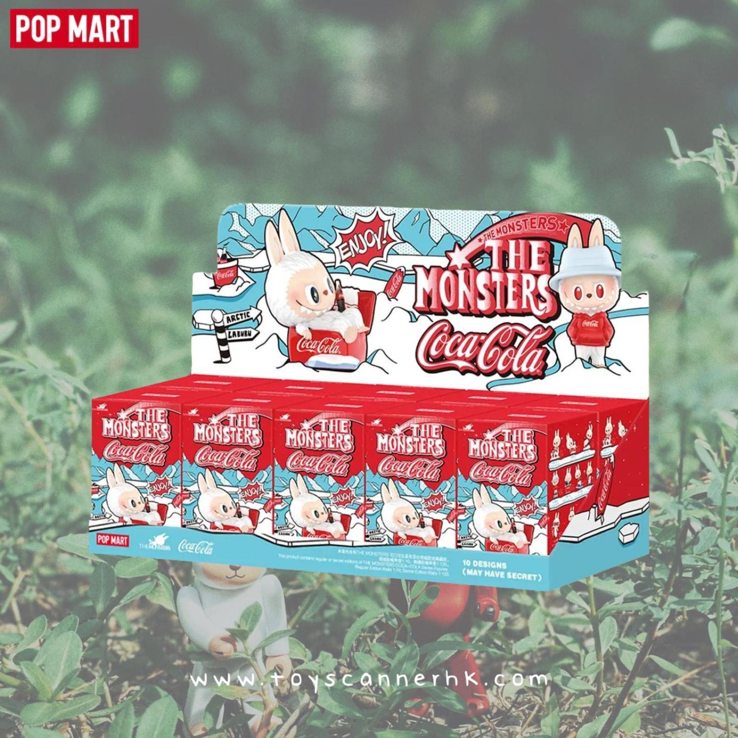 (Pre-order) POP MART THE MONSTERS 可口可樂系列手辦
(端盒10個,概率隱藏)