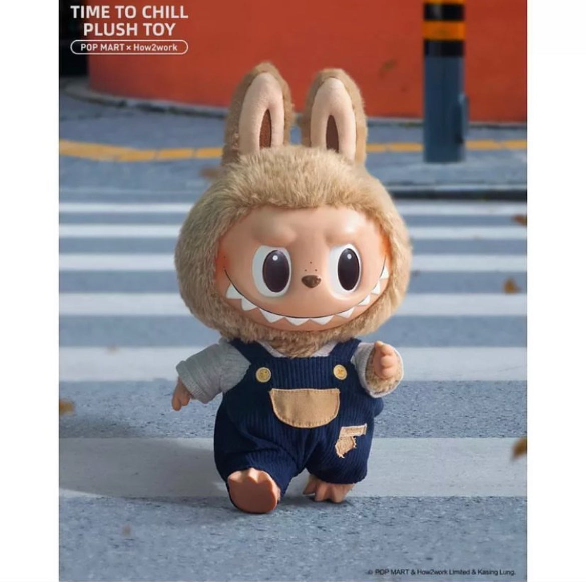 (Pre-order 訂後約7天到貨) POP MART x How2work LABUBU TIME TO CHILL PLUSH DOLL