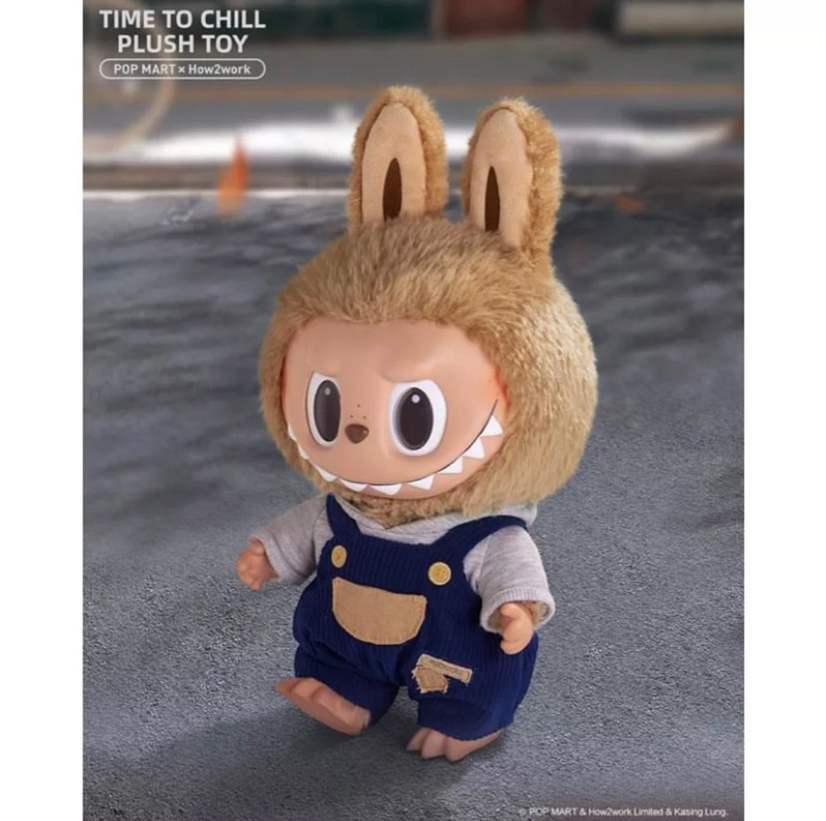 (Pre-order 訂後約7天到貨) POP MART x How2work LABUBU TIME TO CHILL PLUSH DOLL
