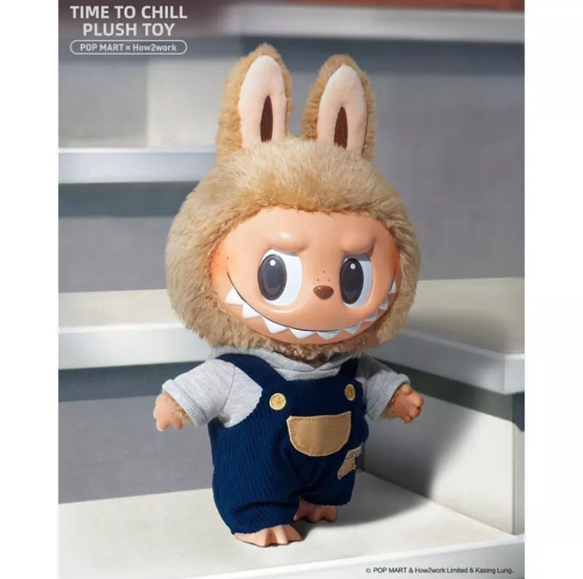 (Pre-order 訂後約7天到貨) POP MART x How2work LABUBU TIME TO CHILL PLUSH DOLL
