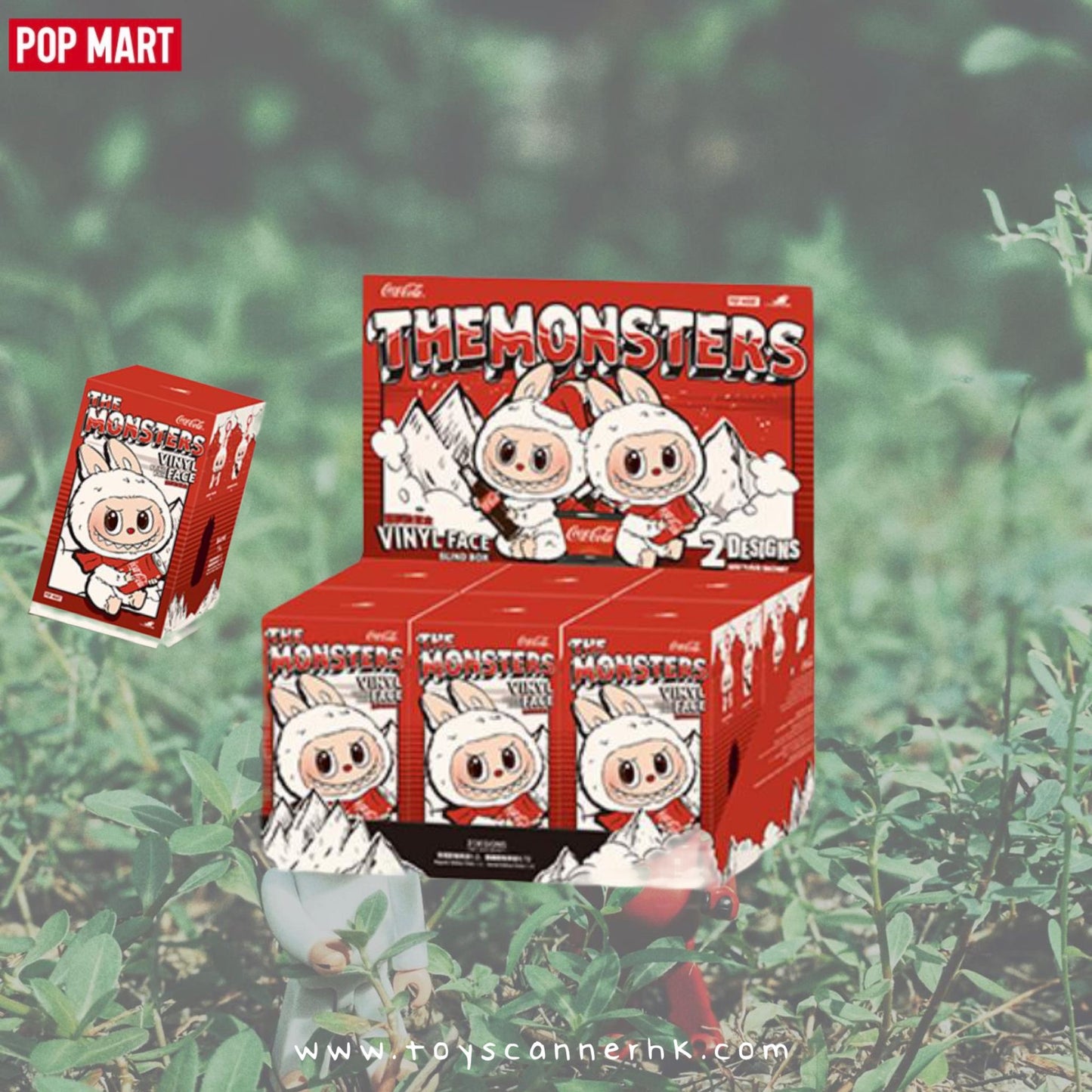 (Pre-order) POP MART
THE MONSTERS可口可樂系列-搪膠臉盲盒(端盒6個,概率隱藏)