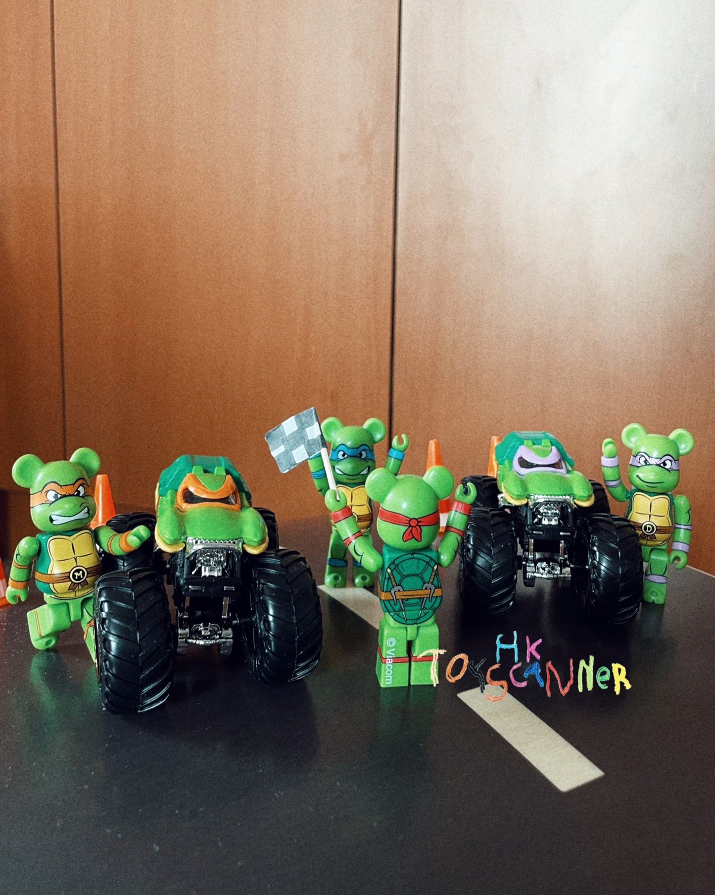 (In-stock) BE@RBRICK 忍者龜 Teenage Mutant Ninja Turtles 100% & 400% BEARBRICK Raphael Leonardo Michelangelo Donatello