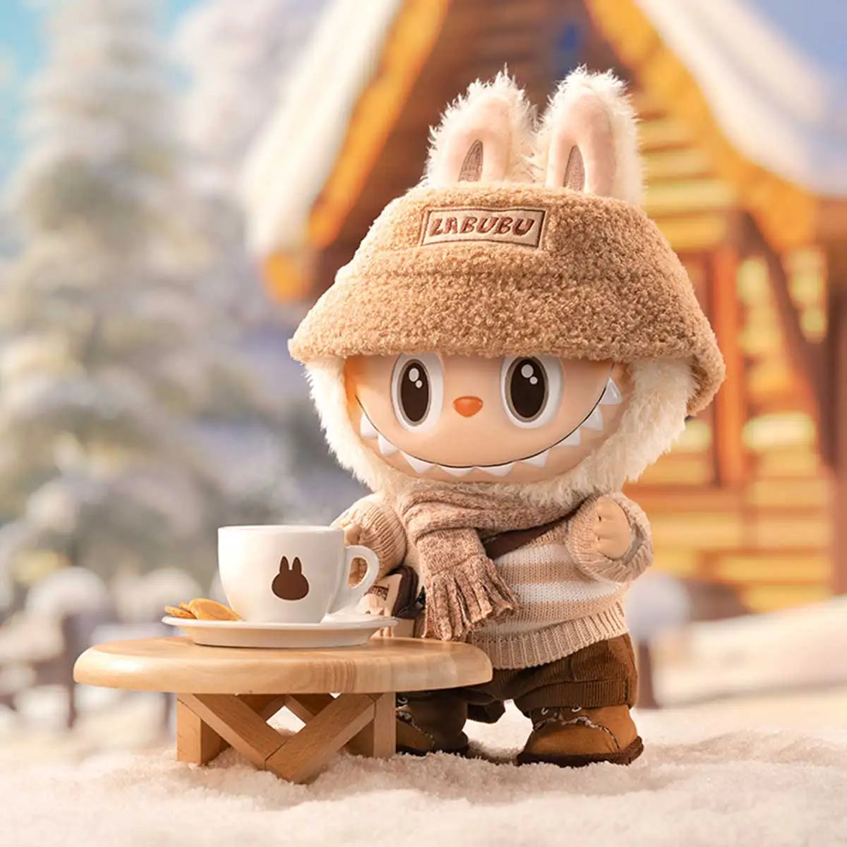 (Pre-order) POP MART x How2work LABUBU DRESS BE LATTE 搪膠毛絨公仔