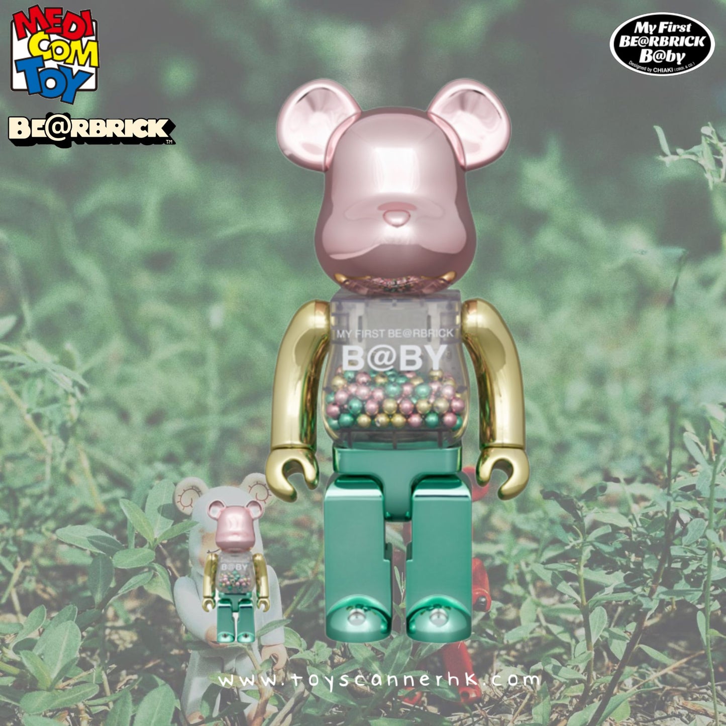 (Pre-Order) MY FIRST BE@RBRICK 1st COLOR CHROME Ver. 100% & 400%