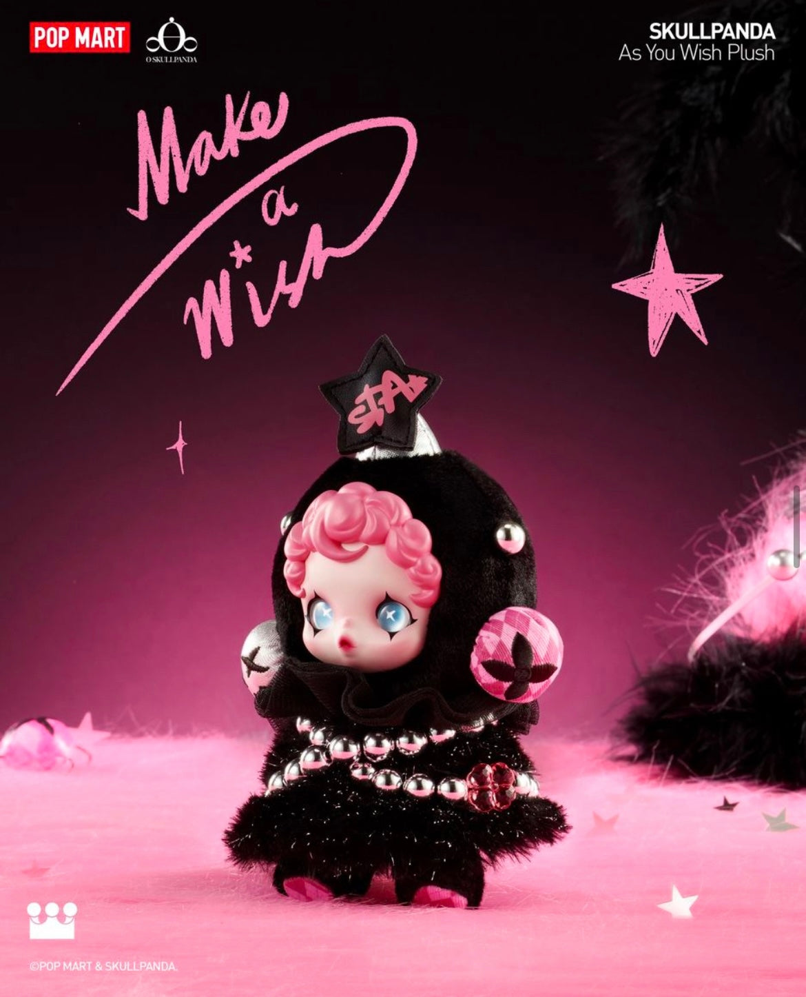 (Pre-order) POP MART THAILAND LIMITED SKULLPANDA PLUSH AS YOU WISH