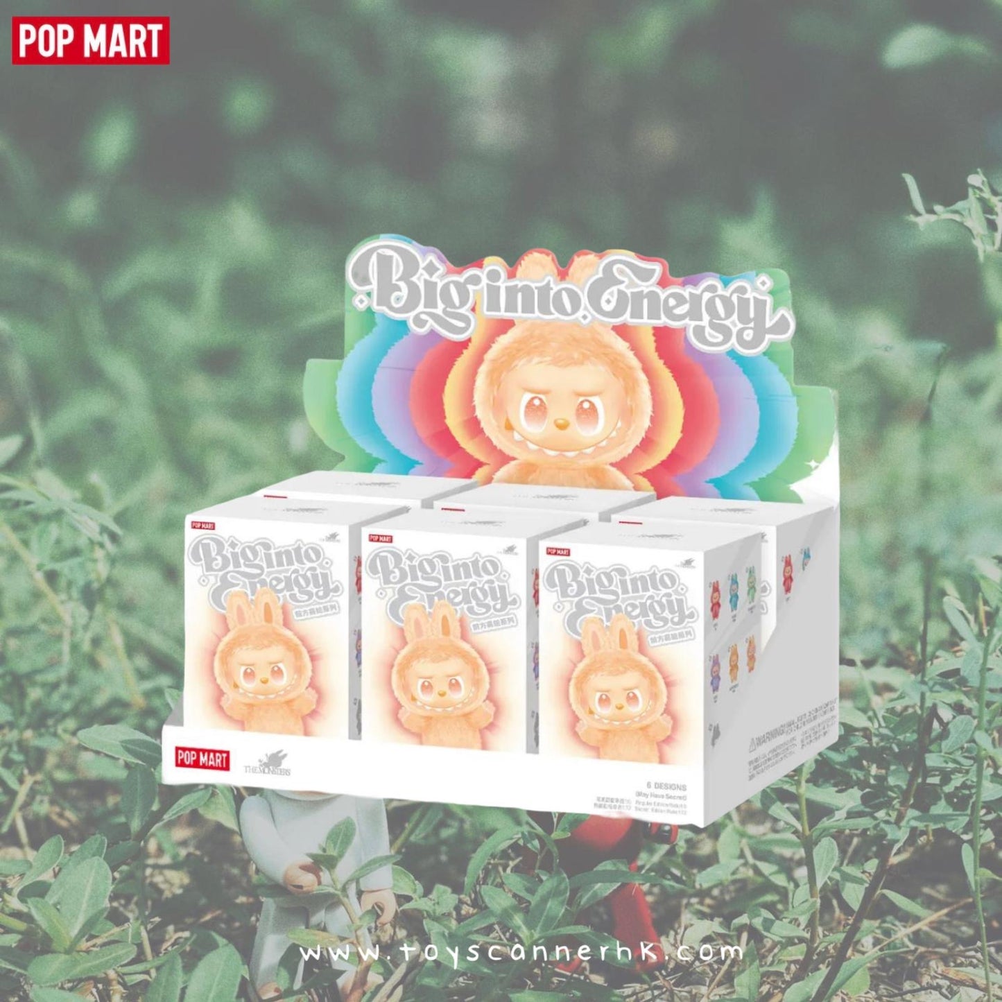(Pre-order) POP MART THE MONSTERS LABUBU 前方高能系列-搪膠毛絨掛件盲盒(原盒未拆,內附六盒,概率隱藏)