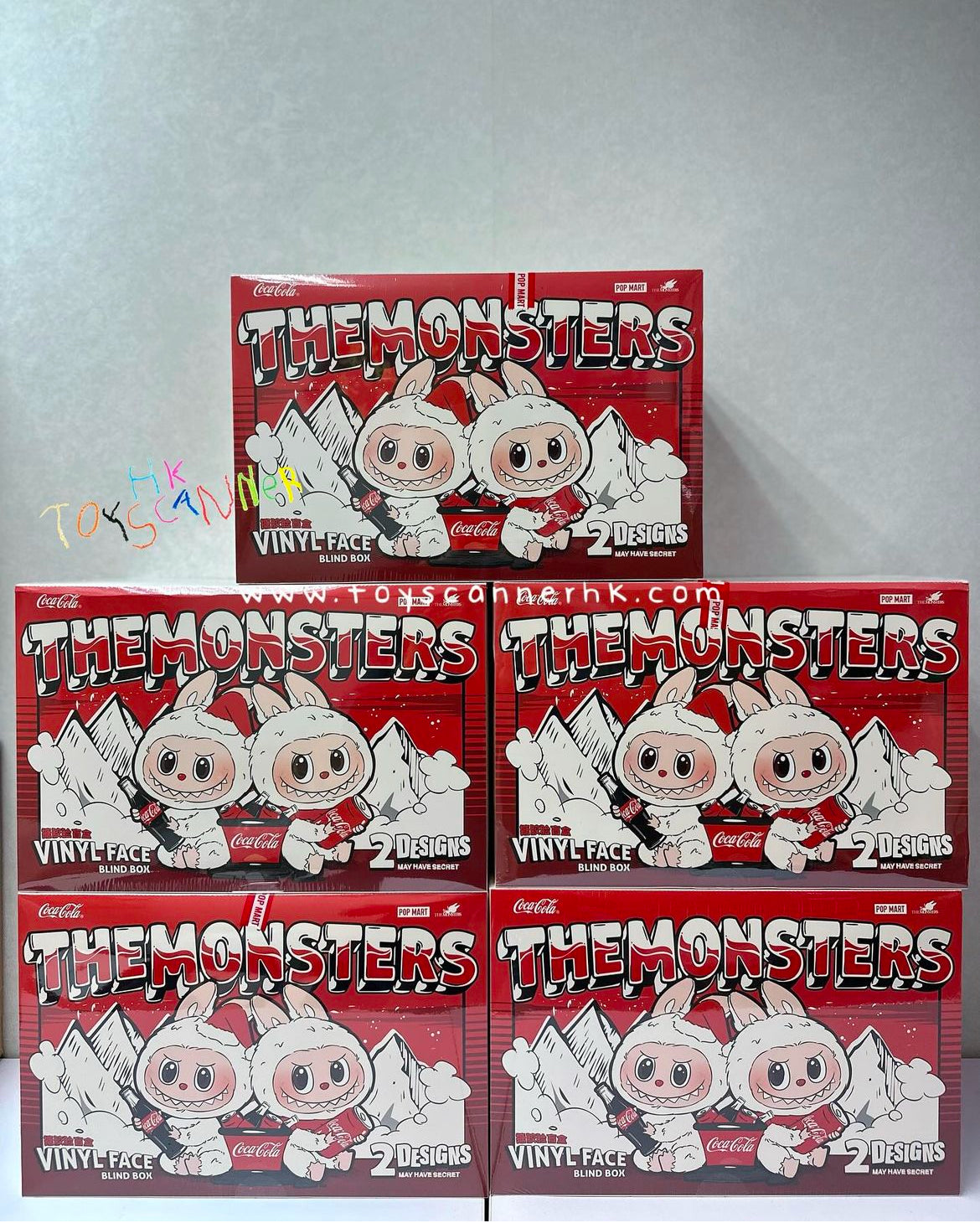(Pre-order) POP MART
THE MONSTERS可口可樂系列-搪膠臉盲盒(端盒6個,概率隱藏)