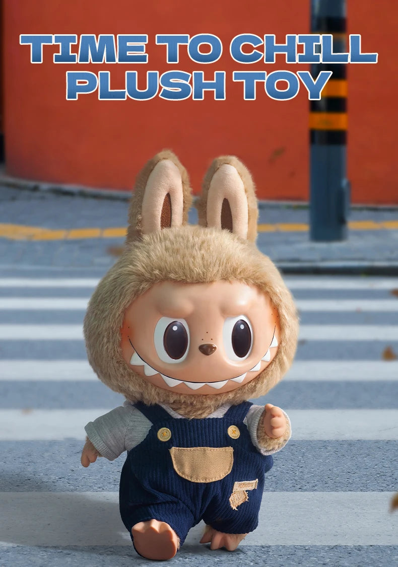 (Pre-order 訂後約7天到貨) POP MART x How2work LABUBU TIME TO CHILL PLUSH DOLL