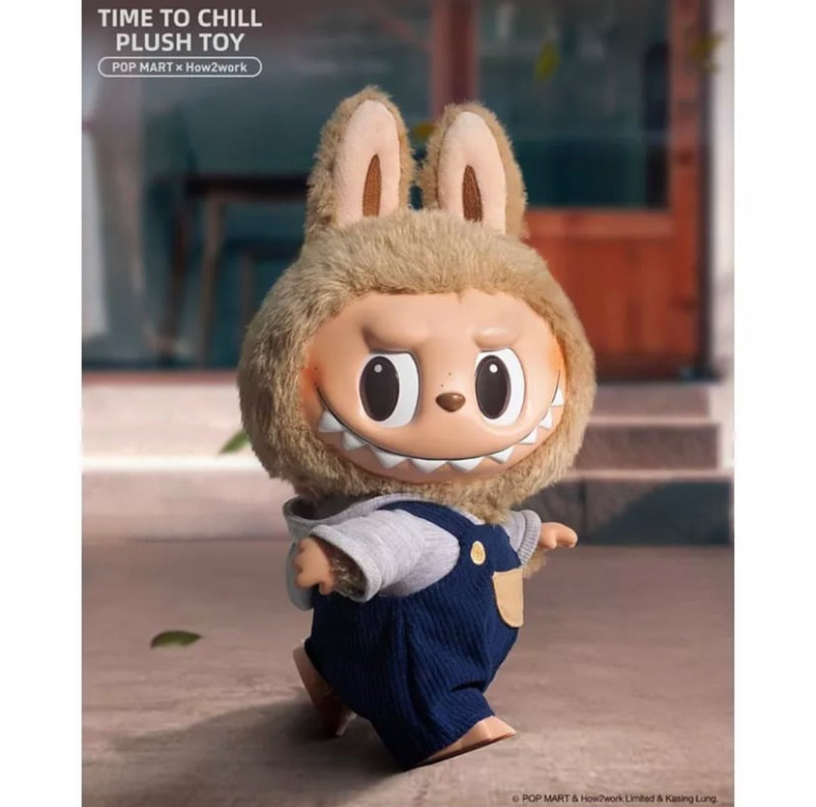(Pre-order 訂後約7天到貨) POP MART x How2work LABUBU TIME TO CHILL PLUSH DOLL