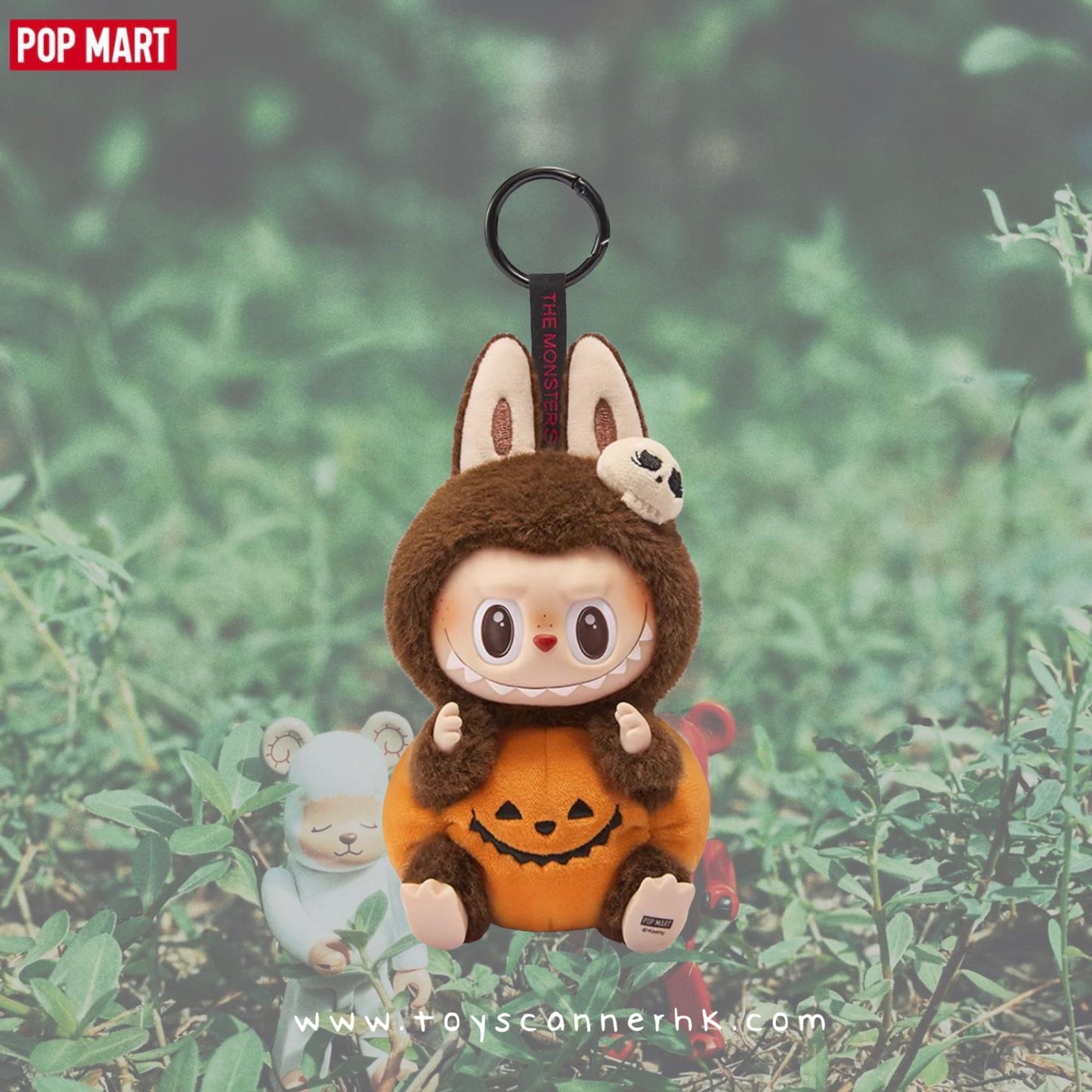 (Pre-order) POP MART LABUBU
怪怪狂歡節系列-坐坐南瓜搪膠毛絨掛件