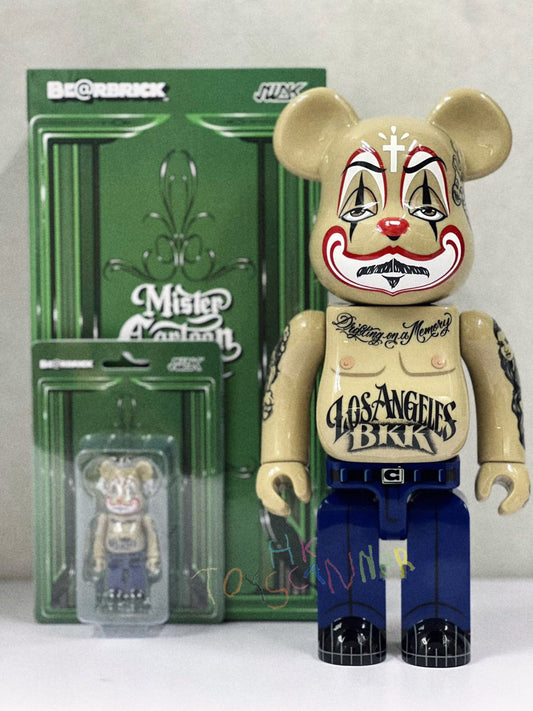 (In-stock) Mister Cartoon x Kong Karoon BE@RBRICK 100% & 400%