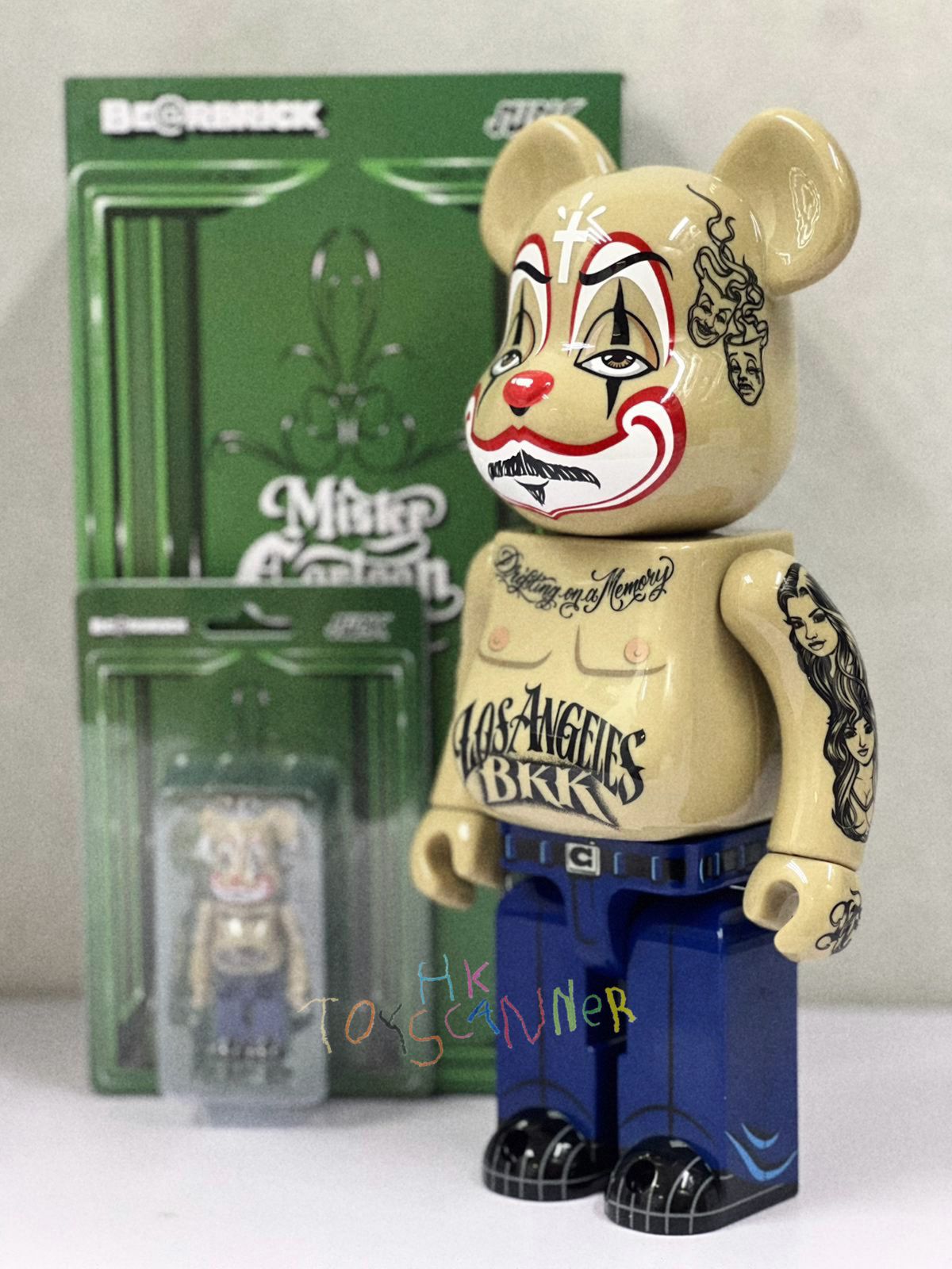 (In-stock) Mister Cartoon x Kong Karoon BE@RBRICK 100% & 400%