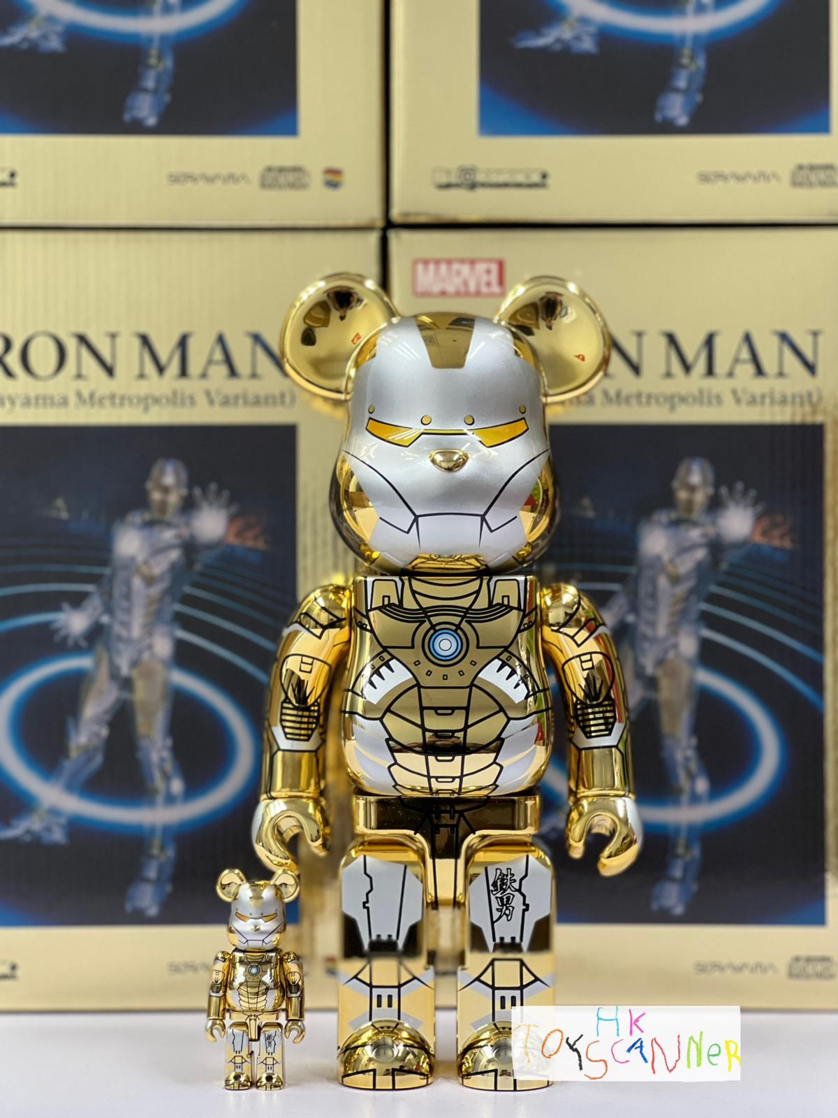 BE@RBRICK SORAYAMA IRONMAN REVERSE 400%-