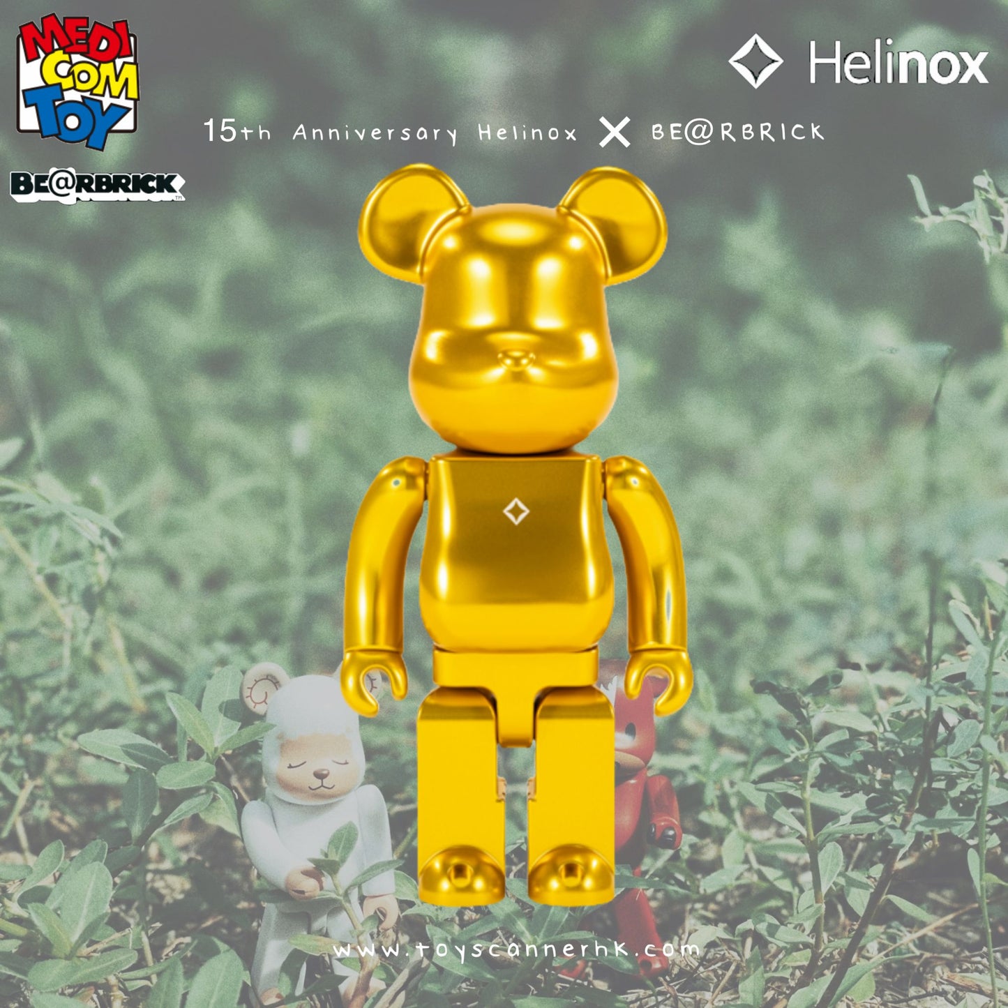 (Pre-order) 15th Anniversary
Helinox × BE@RBRICK 400％