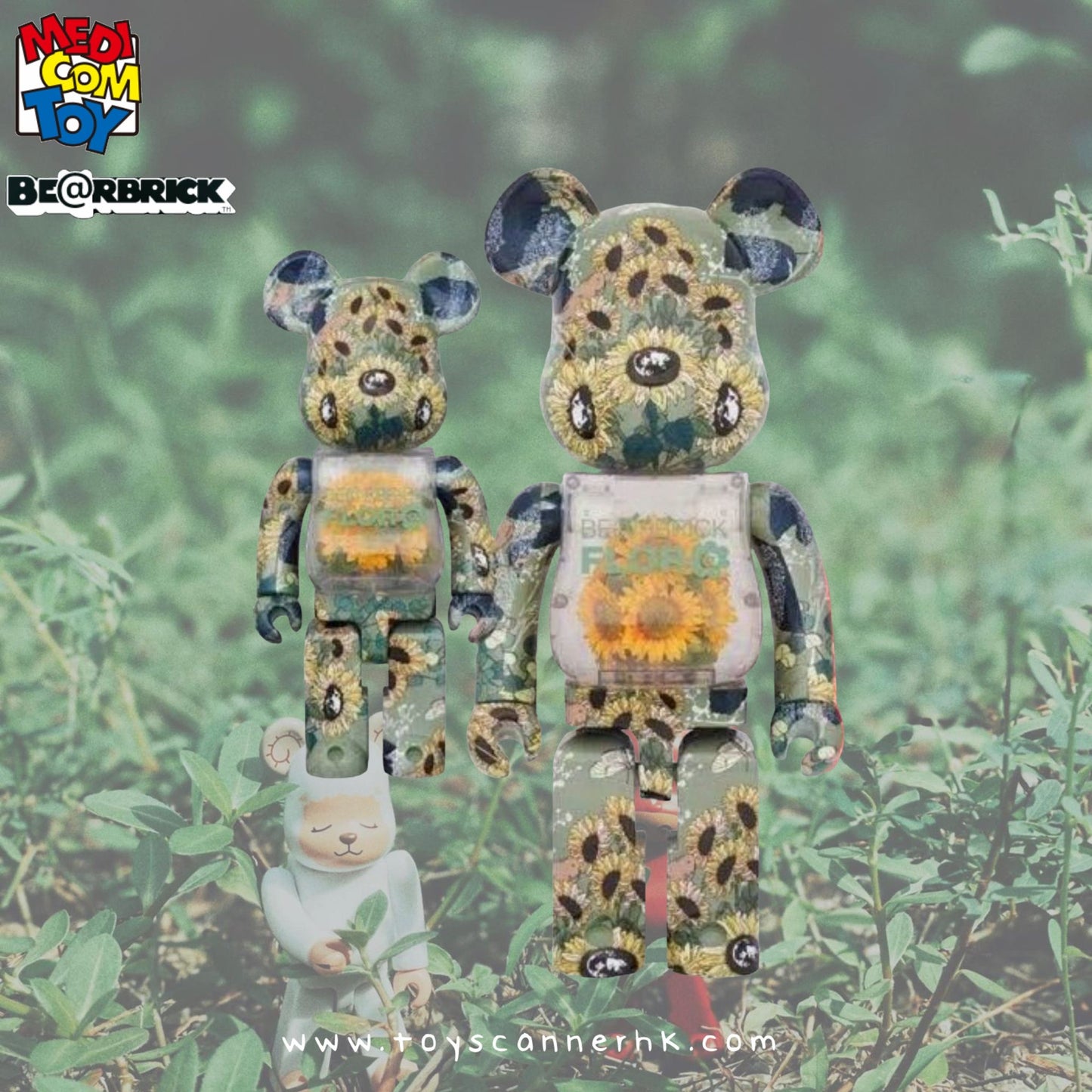 (Pre-order) BE@RBRICK 
FLOR@ SUNFLOWER 400% / 1000%