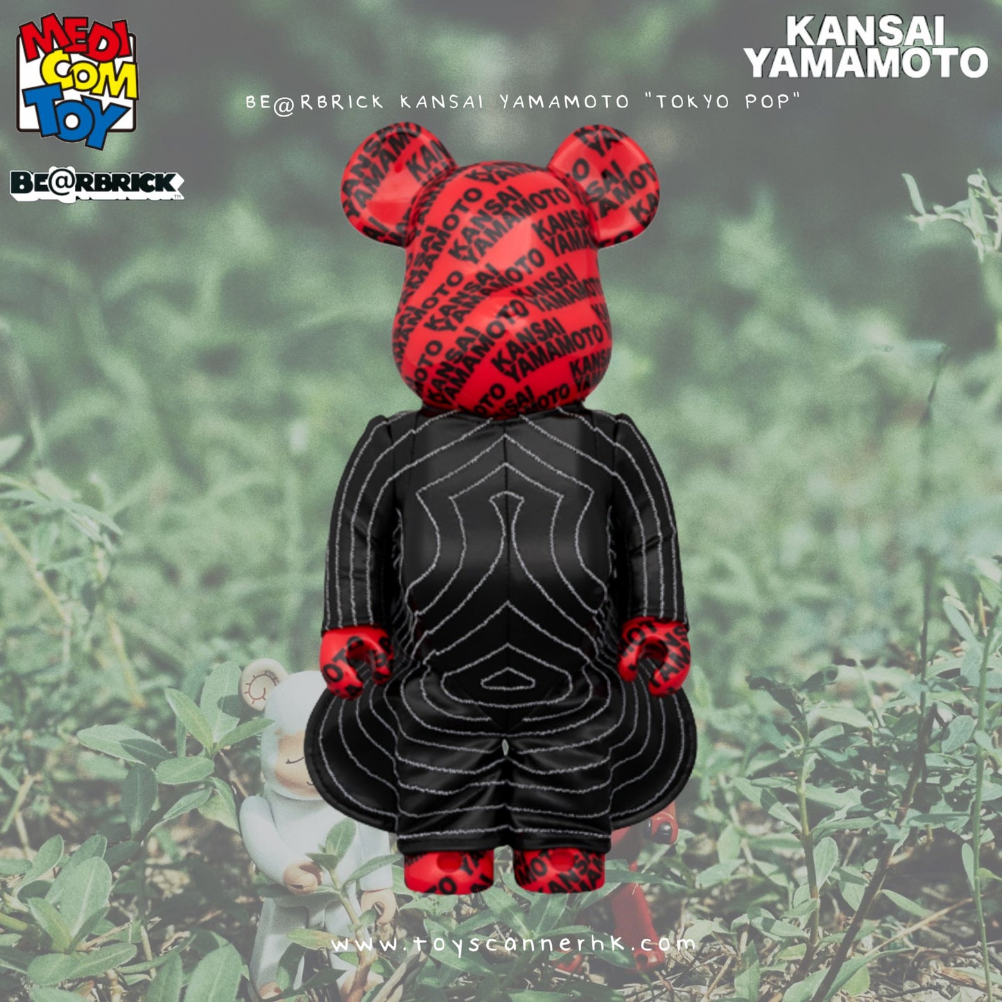 (Pre-order) MEDICOM TOY EXHIBITION '24 BE@RBRICK KANSAI YAMAMOTO "TOKYO POP" 400％ / 1000％