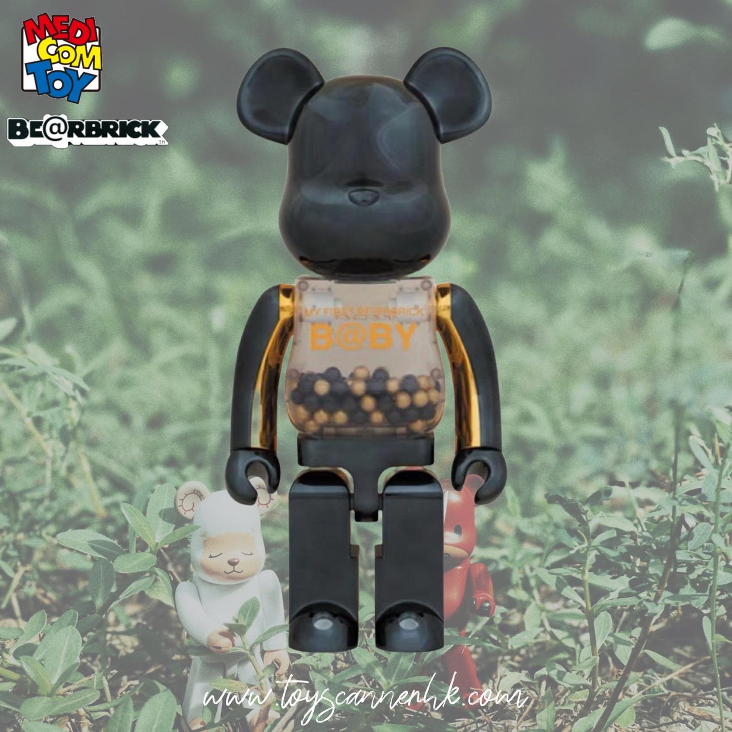 (Pre-order) Innersect MY FIRST BE@RBRICK B@BY BLACK & GOLD Ver. 1000%