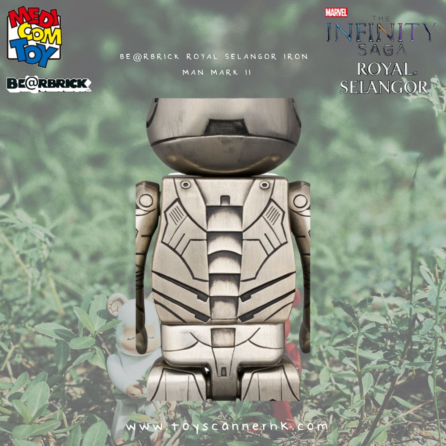 (Pre-order) MEDICOM TOY EXHIBITION ‘24 ROYAL SELANGOR IRON MAN MARK II 400％