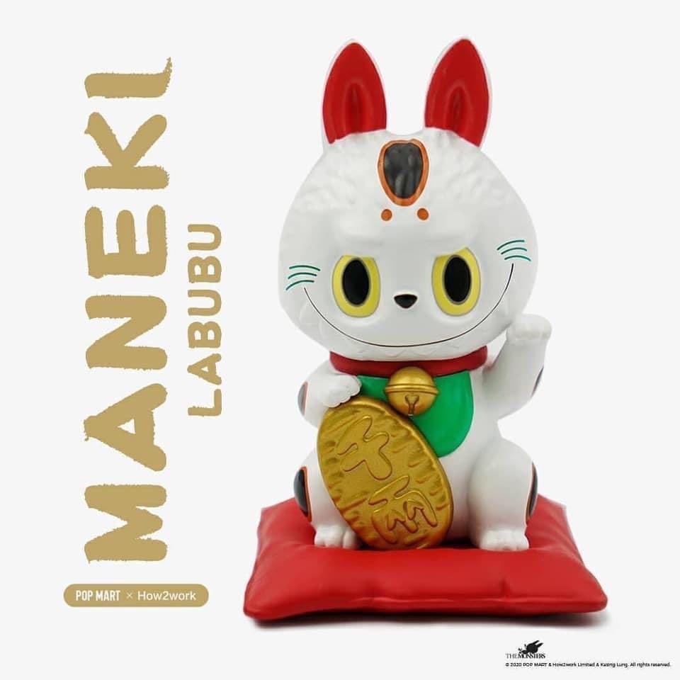 (Pre-order) POP MART x How2work MANKEKI LABUBU 招き猫 吊卡