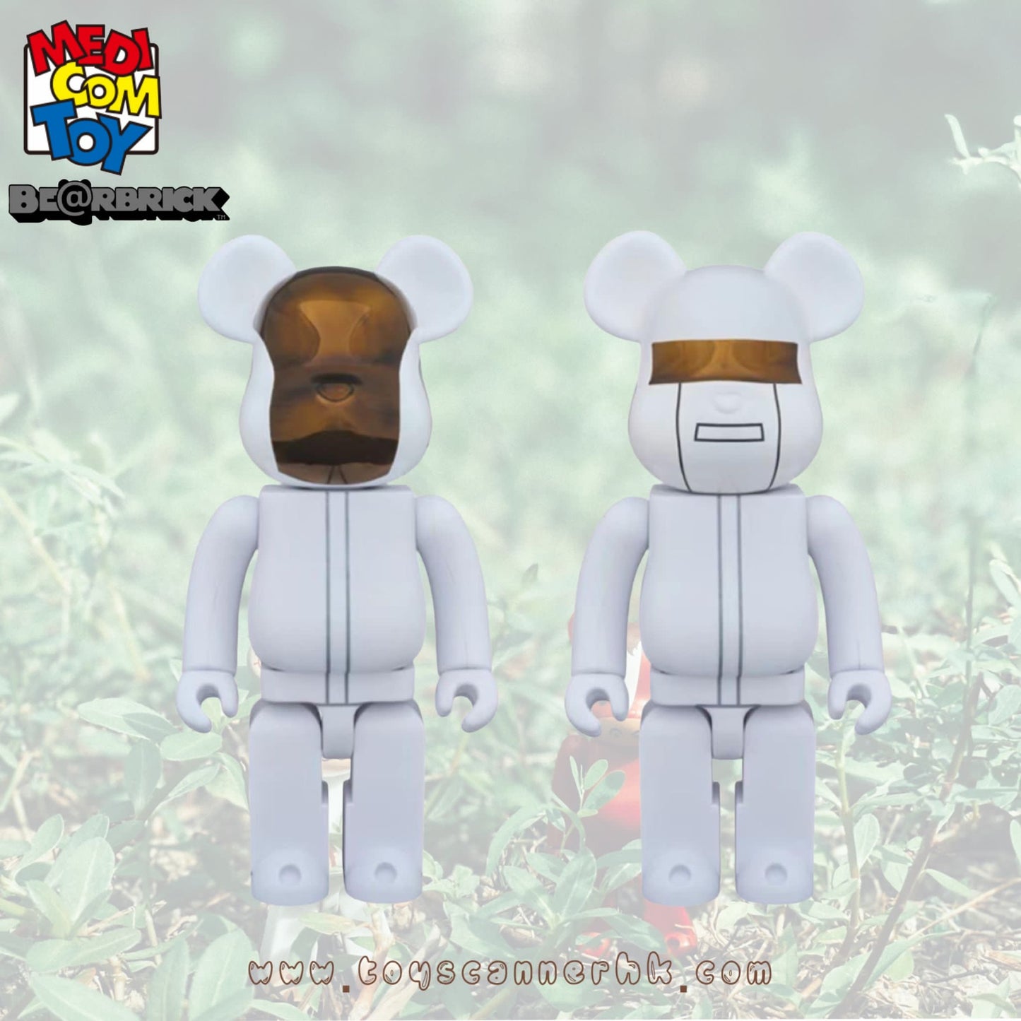 (Pre-order) BE@RBRICK Daft punk (White Suits Ver.) 400%