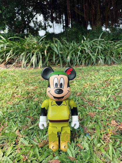 (In-stock) BE@RBRICK MCIKEY MOUSE as Peter Pan  400%
