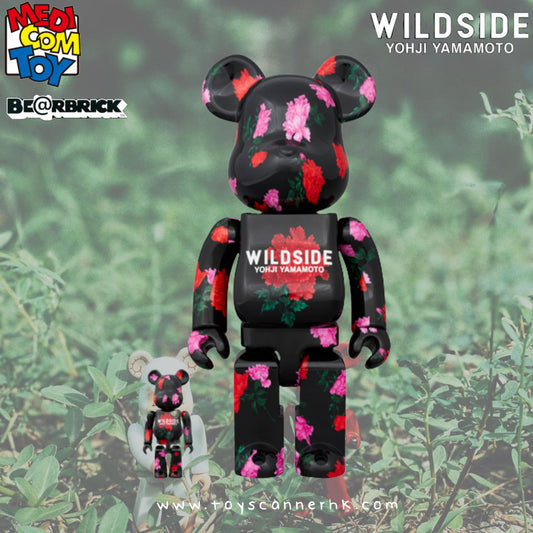 (Pre-order) BE@RBRICK WILDSIDE YOHJI YAMAMOTO 牡丹 100％ & 400％