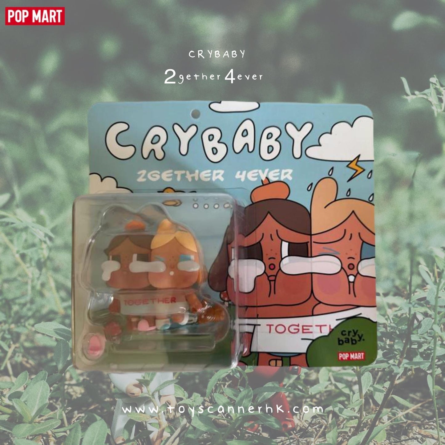 (Pre-order) POP MART CRYBABY 2gether 4ever 吊卡