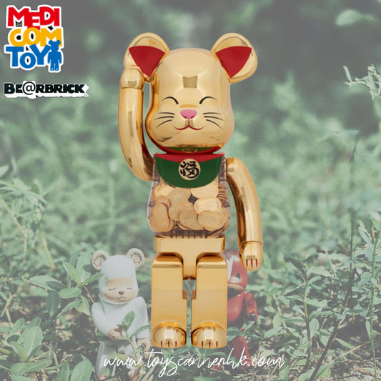 (Pre-order) BE@RBRICK 招き猫 小判 開運 金メッキ 1000％