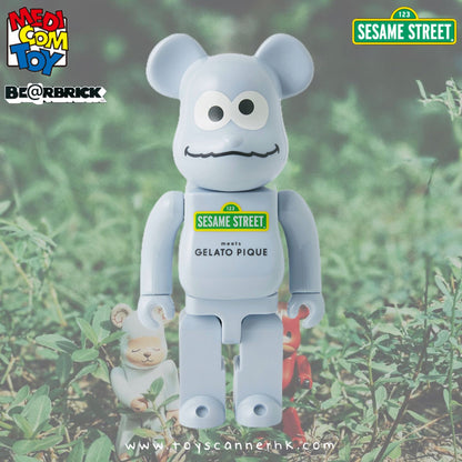 (Pre-order) BE@RBRICK × SESAME STREET
× GELATO PIQUE 400% ELMO / COOKIE MONSTER