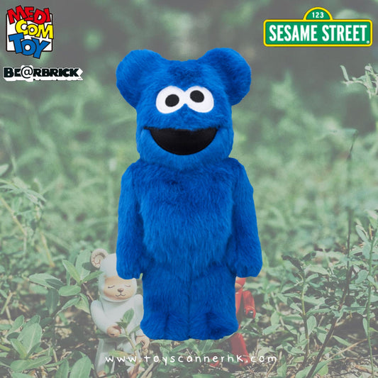 (Pre-order) BE@RBRICK COOKIE MONSTER COSTUME Ver.2.0 400%/ 1000%