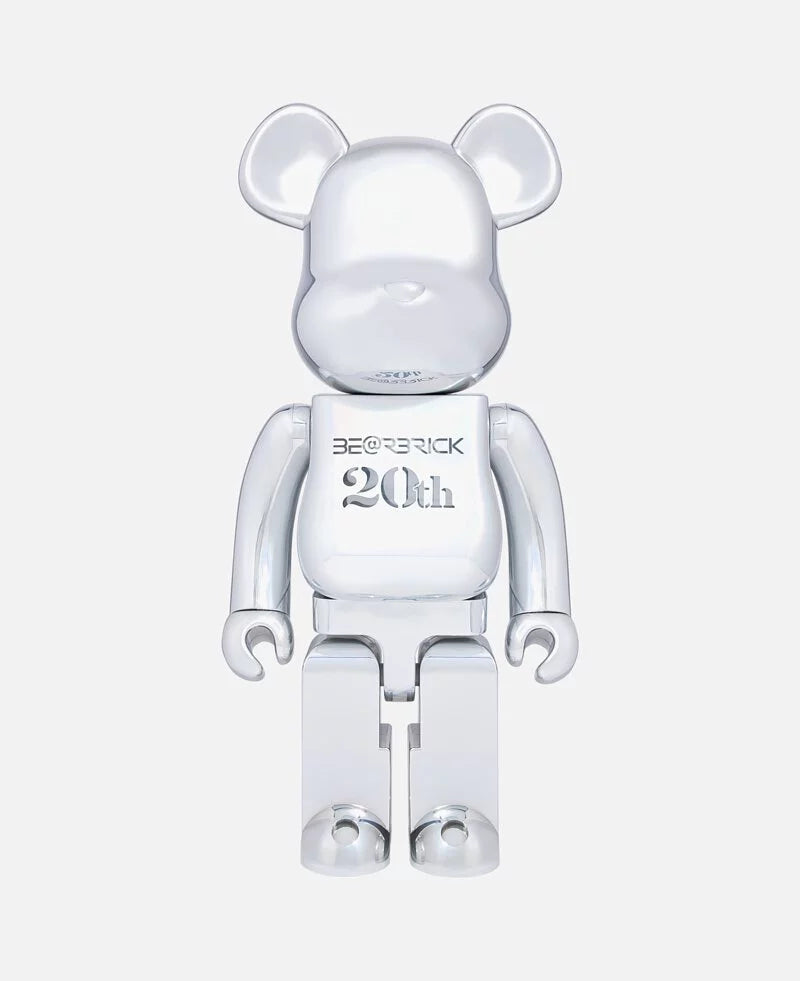 (In-stock) BE@RBRICK 20TH ANNIVERSARY DEEP CHROME VER. 1000%